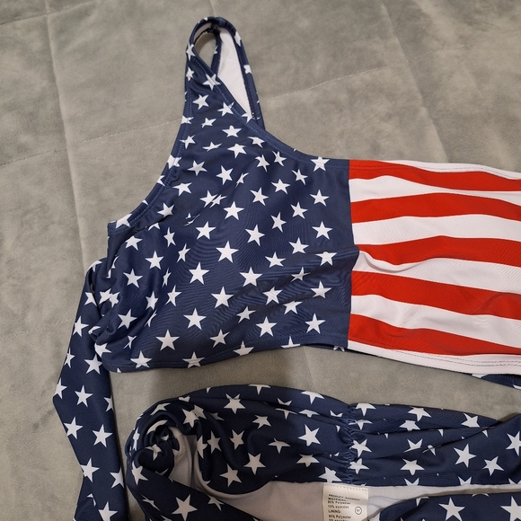 NWOT American Flag Bikini USA - Picture 3 of 6